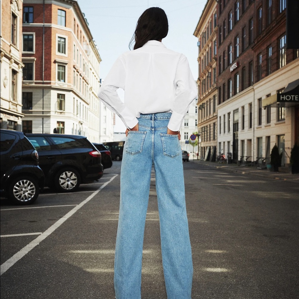 Zara 90s full length jean